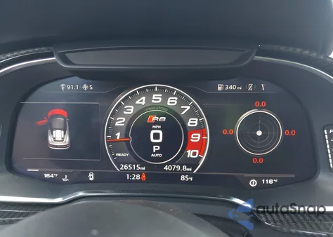 2020 Audi R8 Spyder V10 Performance Quattro S Tronic z USA, uszkodzony, nr VIN WUA4BCFX1L7902012